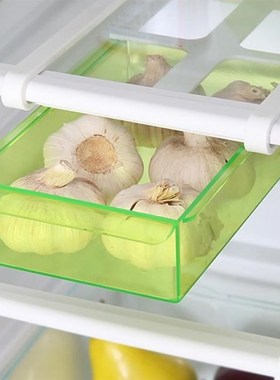 Stretchable Slide Fridge Organizer Refrigerator Pull-Out Dra