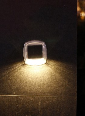 Solar light 8LED wall light fence light 2pcs outdoor waterpr