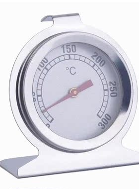 300°C Stainless Steel Oven Thermometer Mini Dial Stand U