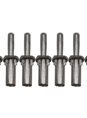 7 Set New Stone Splitter 9/16in Metal Plug Wedges and Feathe