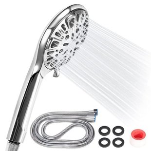 Detac Pressure Shower Head High Spray Handheld with Modes