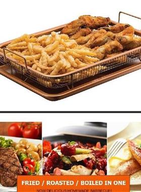 Stainless Steel French Fries Basket Heat-resistance Square