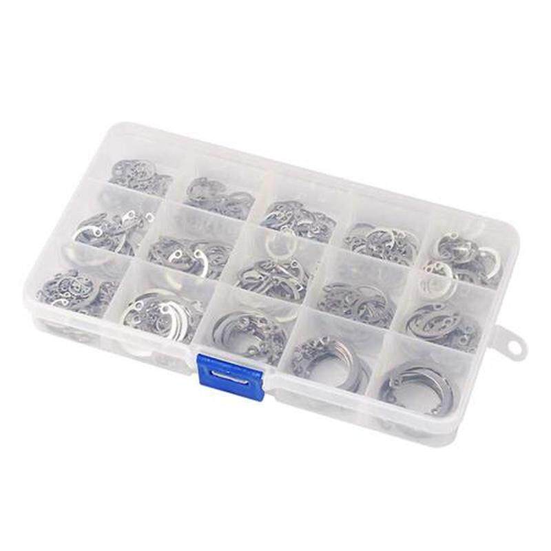 270/100PCS Silver 304 ainless eel External Circlip Retai