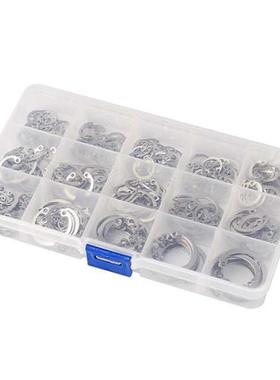 270/100PCS Silver 304 ainless eel External Circlip Retai