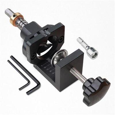 35MM Hole Locator Cabinet Door Hinge Hole Puncher Wardrobe c