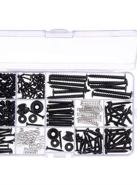 255pcs Electric Guitar Screw Kit Strap Buttons For Bridge