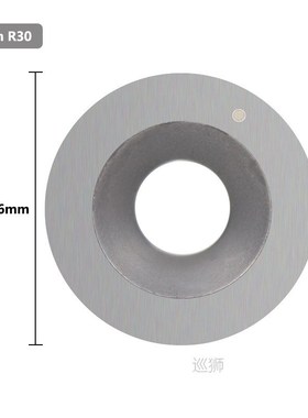 CMCP 10pcs 12/15/16mm 30 Degrees Round Carbide Inserts 12x2