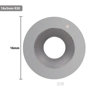 CMCP 10pcs 12/15/16mm 30 Degrees Round Carbide Inserts 12x2