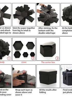 Surprise Explosion Box Love Memory DIY Photo Album Anniversa