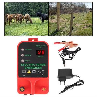10KM LCD High-decibel Alarm Voltage Display Electric Fence