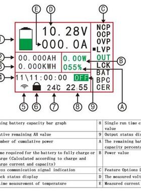 DC 500V 100A 200A 500A Wireless Voltmeter Ammeter Coulometer