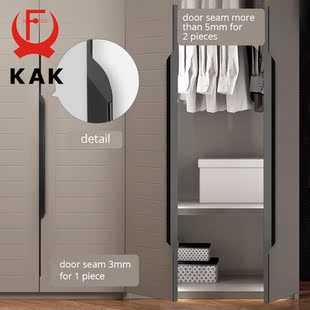 Black Hidden Cabinet Handle Aluminium Alloy Kitchen Handle D