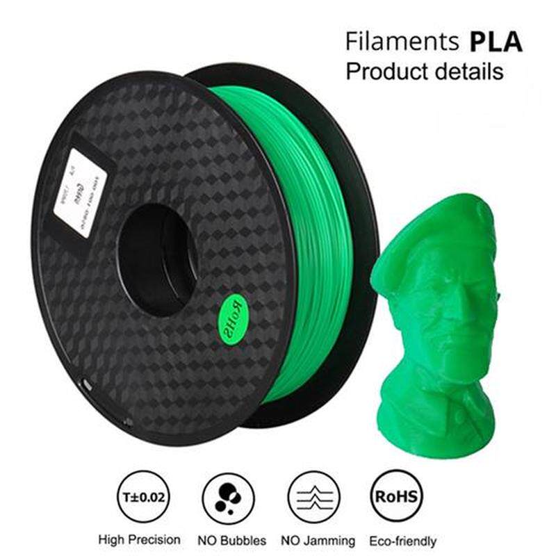 1.75mm 500g PLA Filament 3D Printing Material 3 Colors Optio
