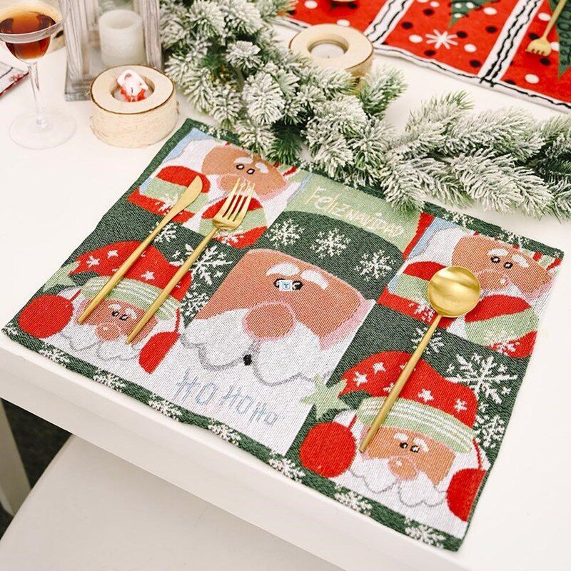 Merry Christmas Placemat  Xmas Ornament Navidad Noel Gifts