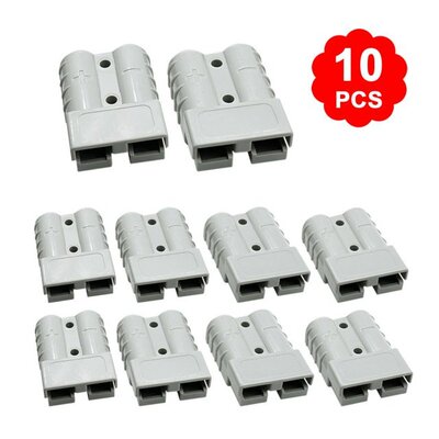 10pcs 50 AMP Anderson Style Plug Connectors 12-24V DC Power