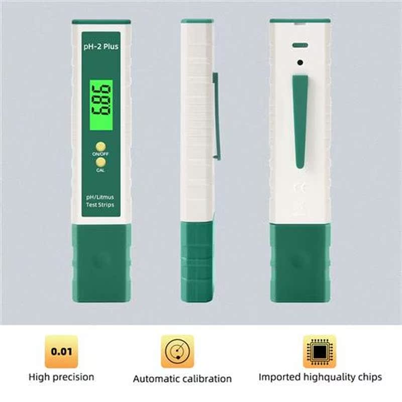 Digital PH-2 Plus Mete 2.00-16.00 Litmus Tester ATC High Pre