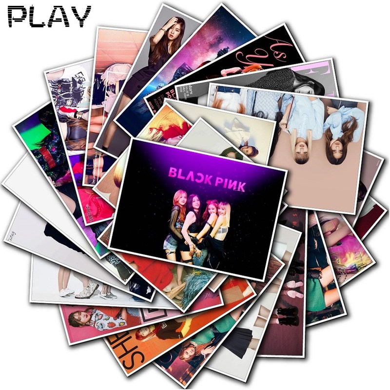 25PCS Black Pink Stickers For Car Decor Laptop Phone Book B