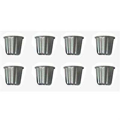 Canele Mold, Cannele Muffin Cup, 8Pcs Non-Stick Cannele