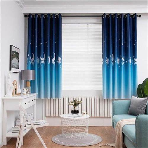 1 Panel Printing Blackout Curtains For Bedroom Living Room