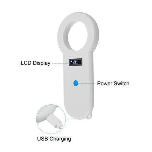 Pet Microchip Scanner Animal Pet ID Chip Reader Handheld Pet