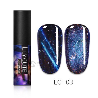 LILYCTE 5ml Auroras Luminous  Eye Nail Gel Polish Glow in