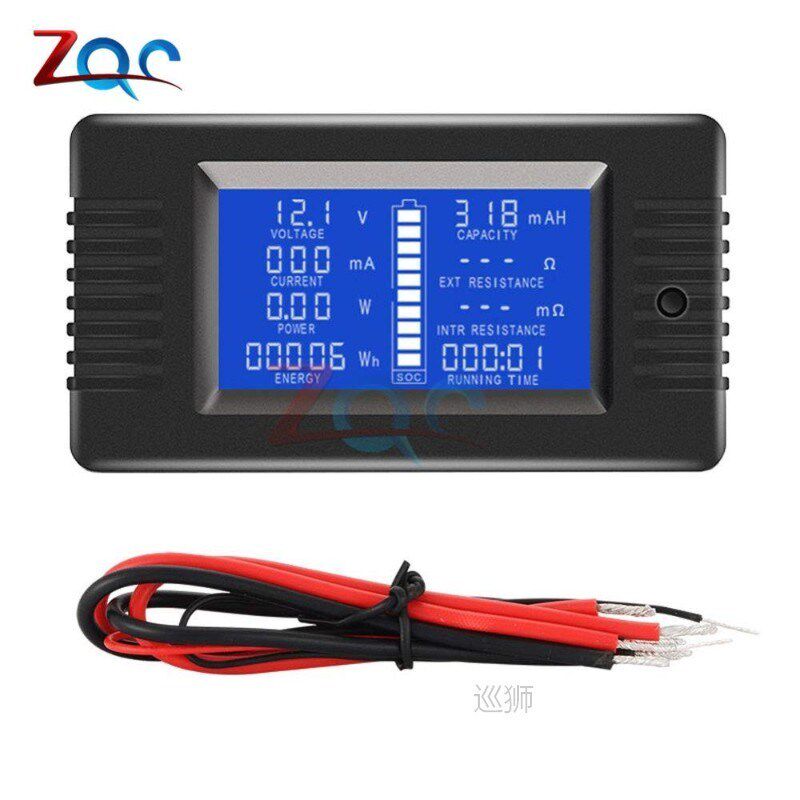 DC 0-200V 0-300A Digital Voltmeter Ammeter Car Battery Teste
