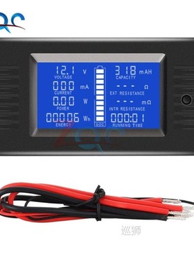 DC 0-200V 0-300A Digital Voltmeter Ammeter Car Battery Teste