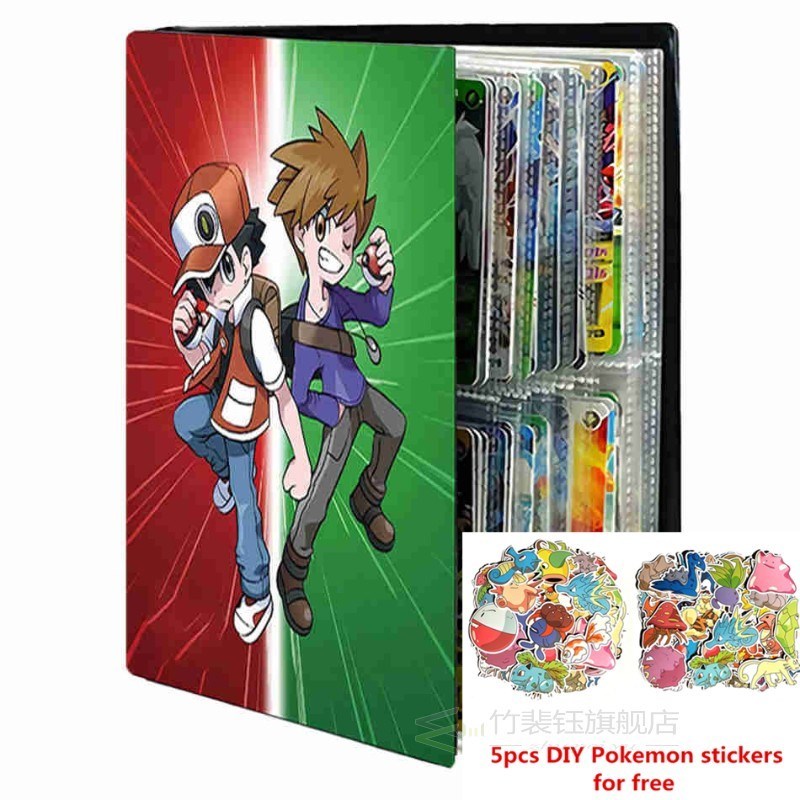 Charizard Pokemon Cards Album Book 240pcs Cartoon Anime Car