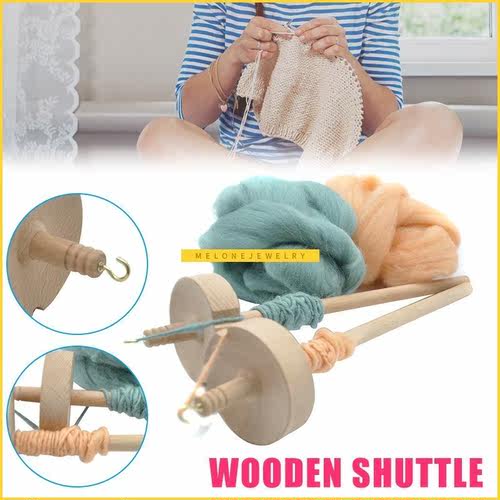 Drop Spindle op Whorl Yarn Spin Hand ved Wooden ool Gift for