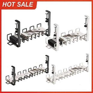 Under Desk Cable Tray - Under The Table Socket Cord Storage