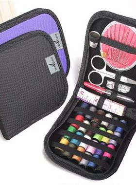 12 Needle Portable Mini Travel Household Sewing Box Set