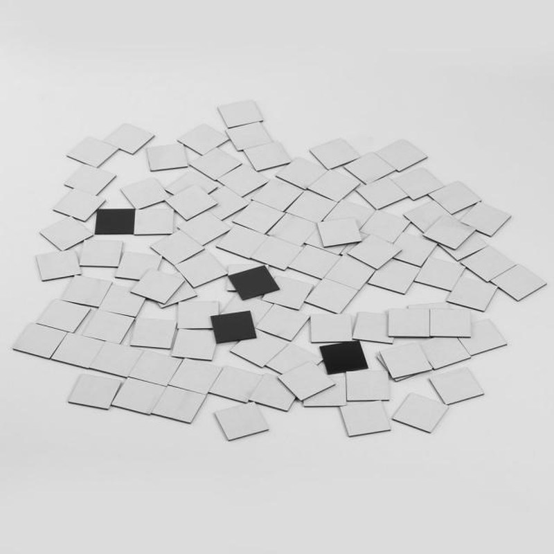 100 Piece Self-adhesive Tile 3D Mirror Wall Stickers Decal M