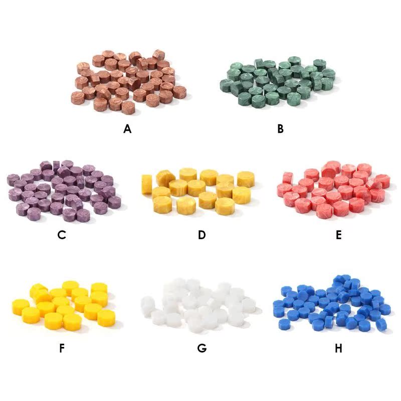 100pcs DIY Octagon Vintage Sealing Wax Multipurpose High-gra