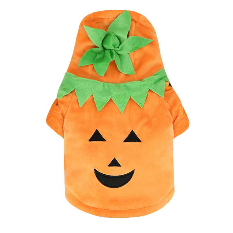 Funny Halloween Pumpkin Dog Clothes Cosplay Costume