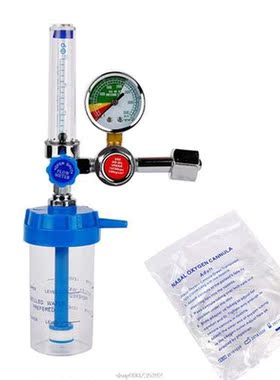Oxygen Pressure Reducing Valve Regulator G5/8 Flow Meter Abs