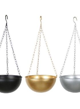 Metal Plant Hanger Chain Hanging Basket Ceiling Planter