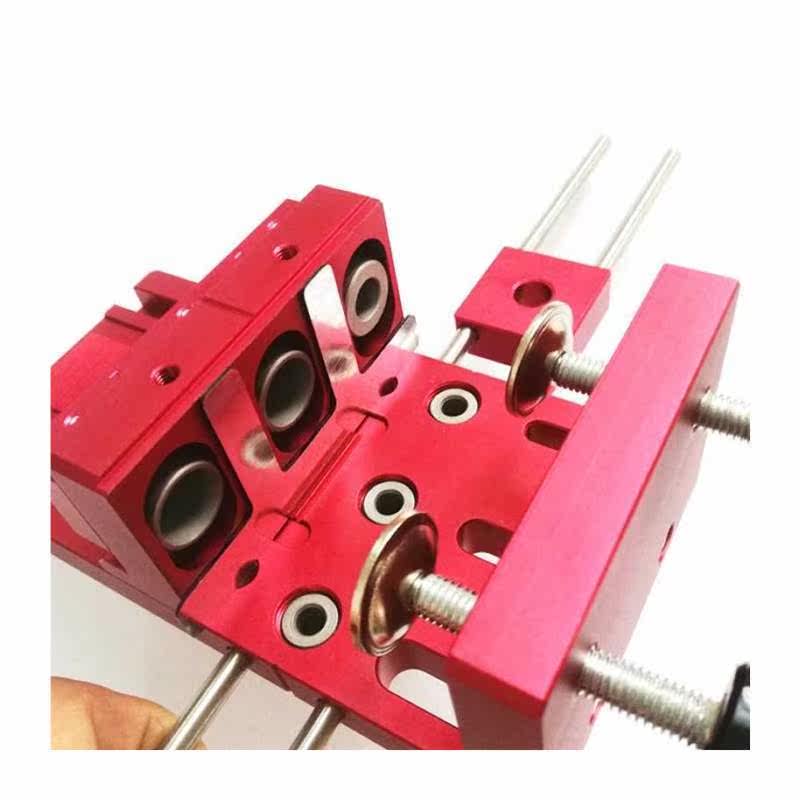 In 1 Woodworking Drill Guide Kit Locator Jig Puncher Portf