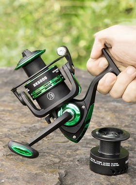 2021 High Speed Double Spool Spinning Fishing Reel 5.11/5.2