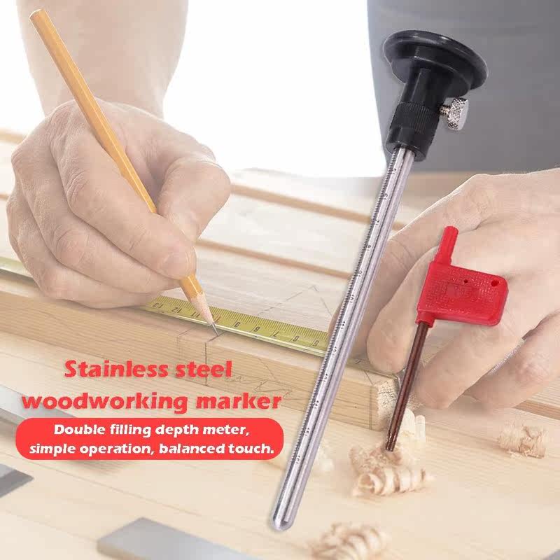 Free-spinning Rotary Wheel Marking Gauge Scribers Parallel L