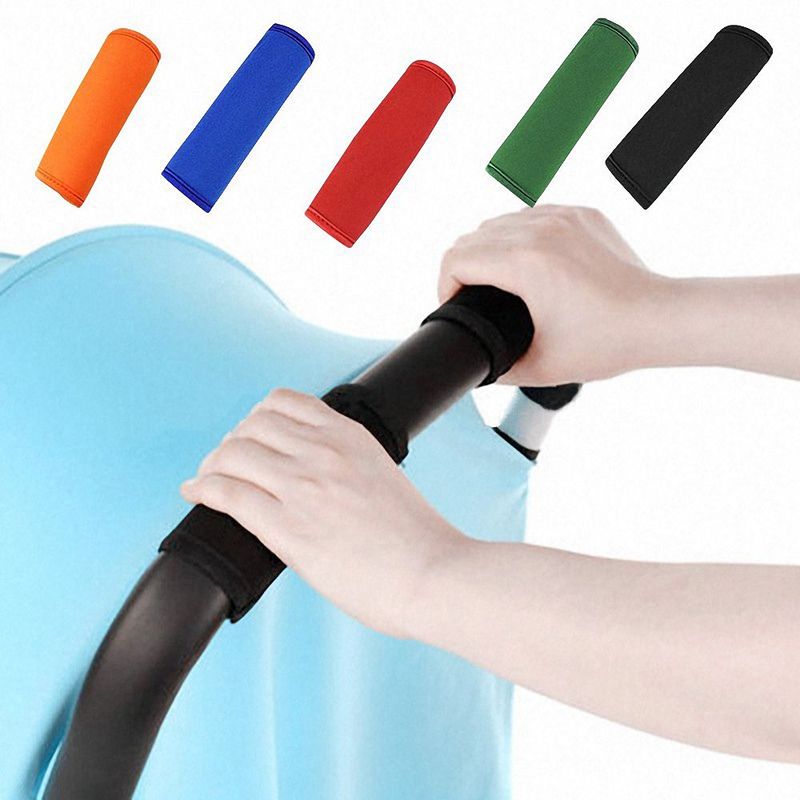 2pcs Baby Pram Handle Cover Pushchair Stroller Armrest Prote