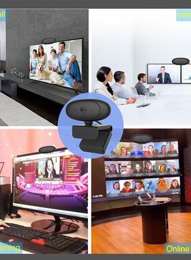 New HD 1080P 60FPS Autofocus USB 2.0 Webcam with Microphone