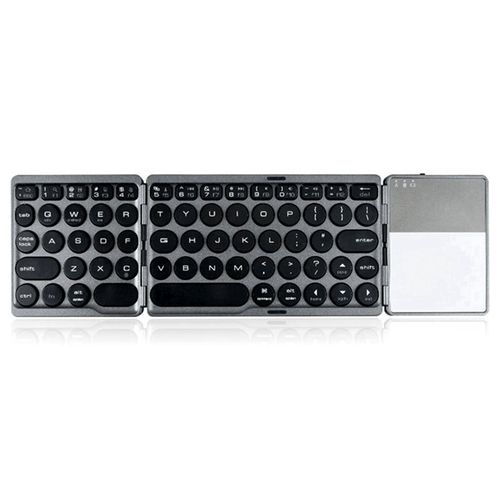 Wireless Three-Folding Bluetooth Keyboard Ultra-Thin Portabl