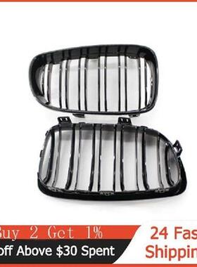 Kidney Grille Double Slat Gloss Black Kidney Grill 1 Pair
