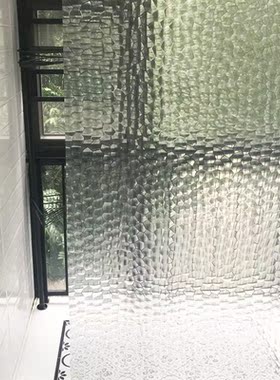 Shower Curtain Bathroom Waterproof PEVA 3D Thickened Translu