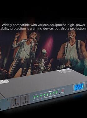 8 Outlet Power Sequencer Conditioner Rack Mount Pro Audio Di