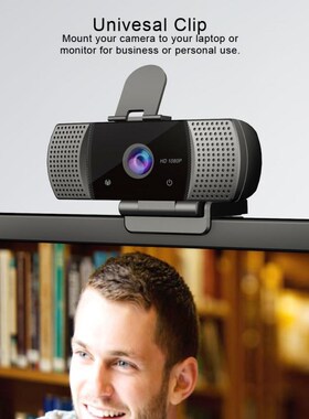 New Webcam 1080P Full HD 4K 30FPS Wide Angle USB Web Cam Wit