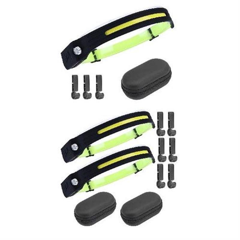 1/2pcs LED Headlamp Rechargeable Headlamp 350Lumens 10W