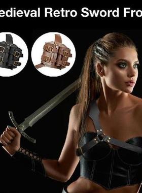 Sword Cover Outdoor Doul Scabbard Binding Adjustable PU