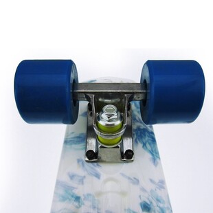 Retro Skateboard Mini Cruiser for Kids Boys Four-Wheel Outdo