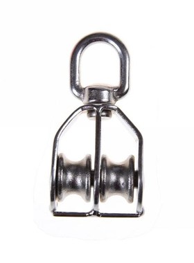 Durable Swivel 304 Stainless Steel Double Sheave Wire Rope P